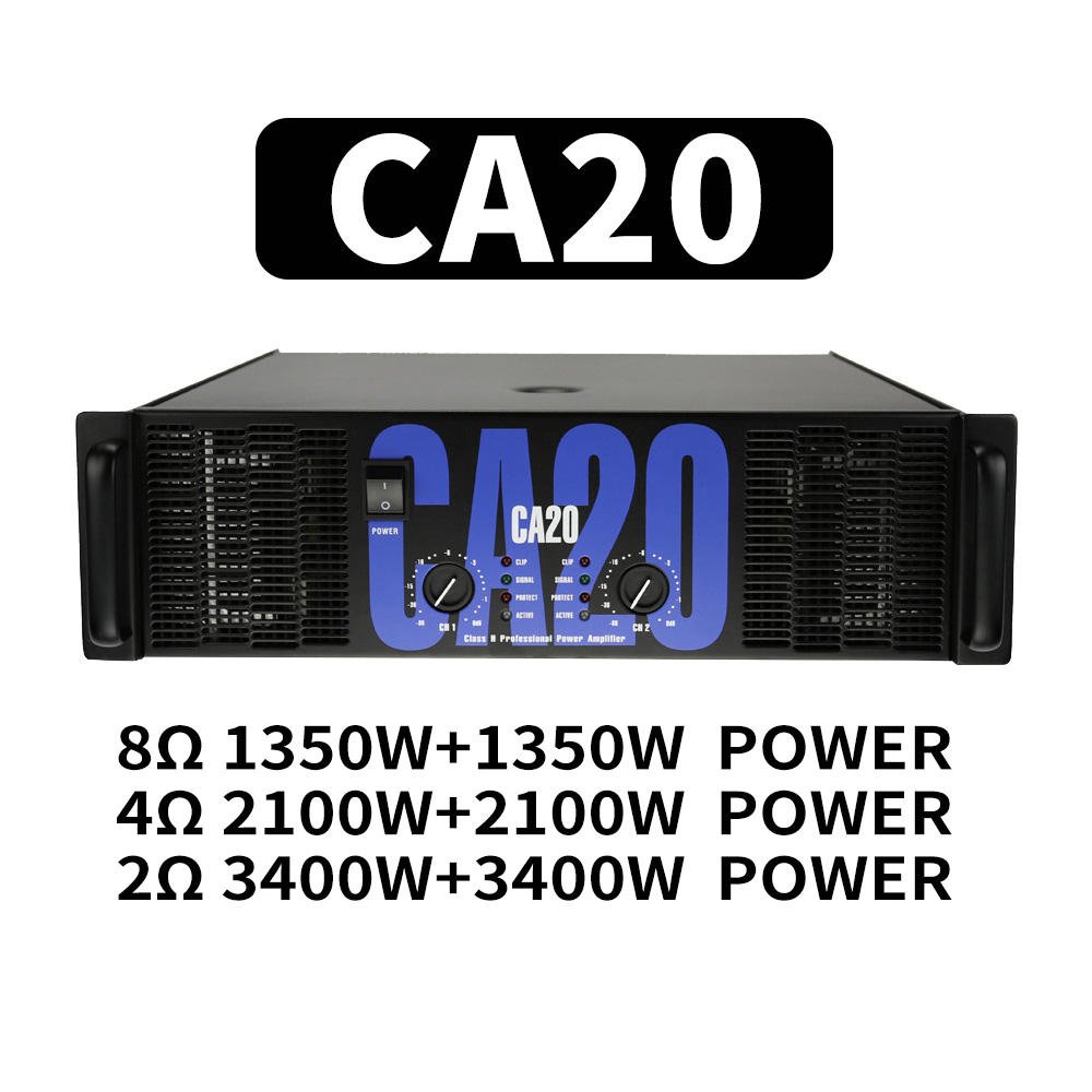 Factory direct CA series professional power amplifier suitable for karaoke/stage/performance/church/home