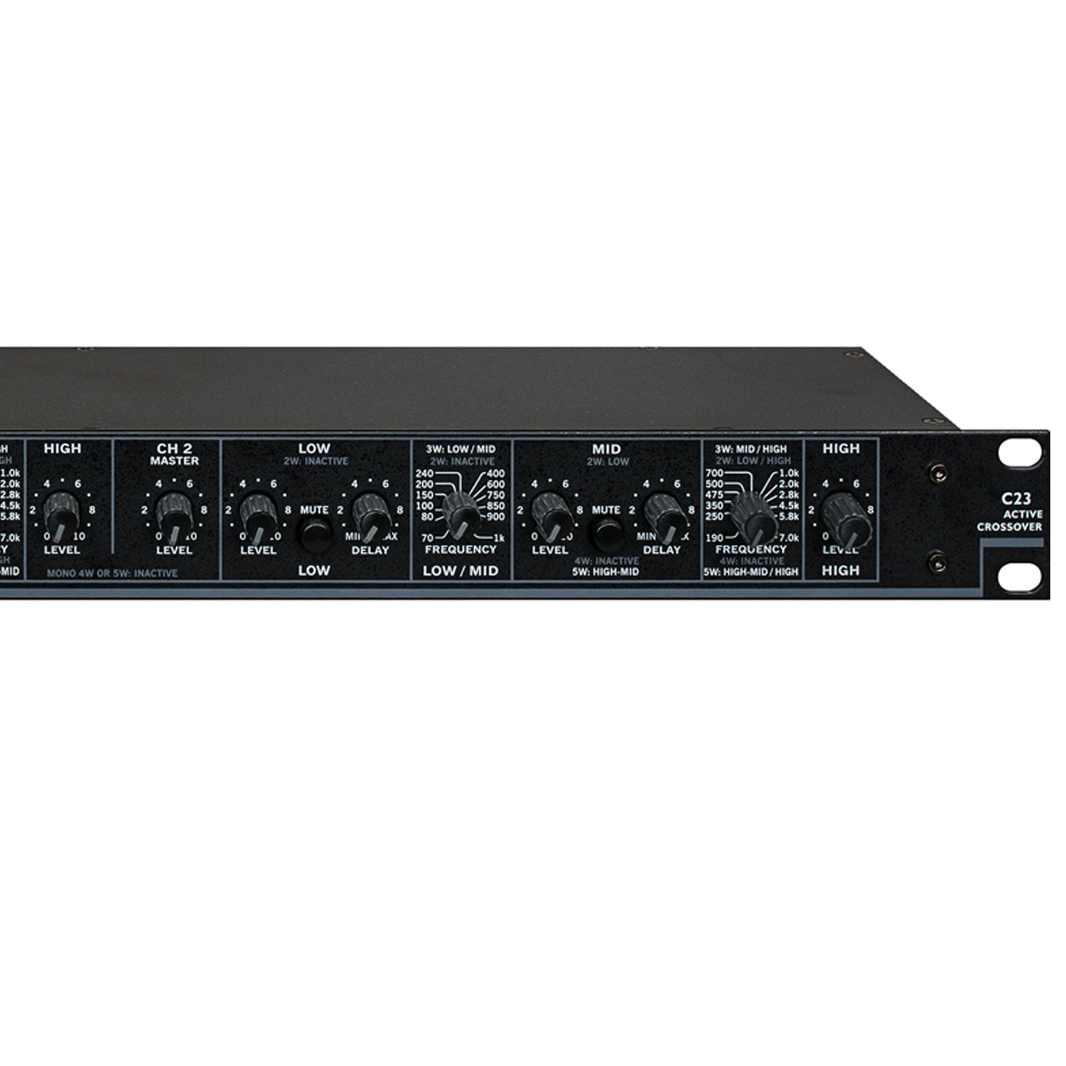 New Products high quality Audio Professional audio equipment digital stereo crossover audio Black metal audio c23