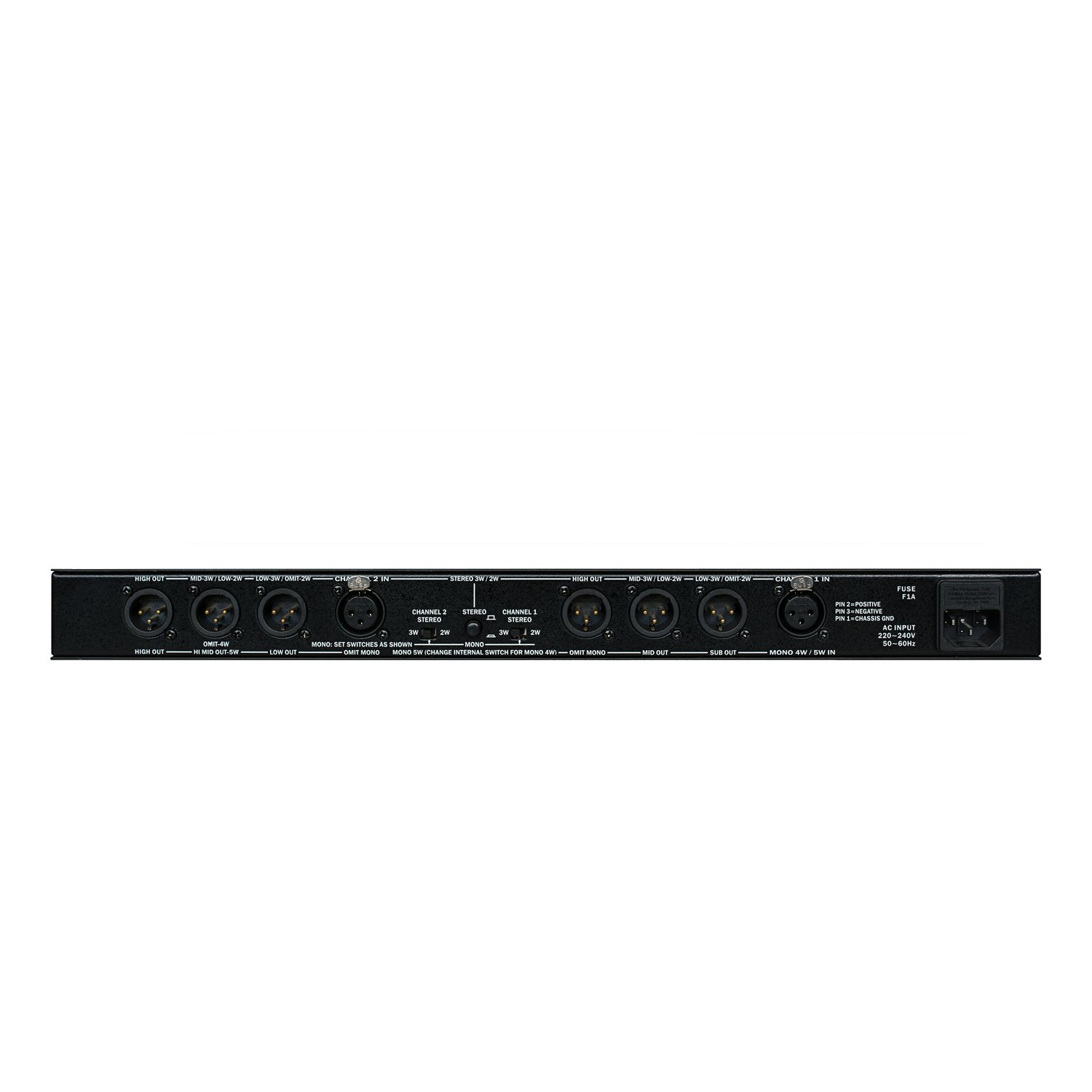 New Products high quality Audio Professional audio equipment digital stereo crossover audio Black metal audio c23