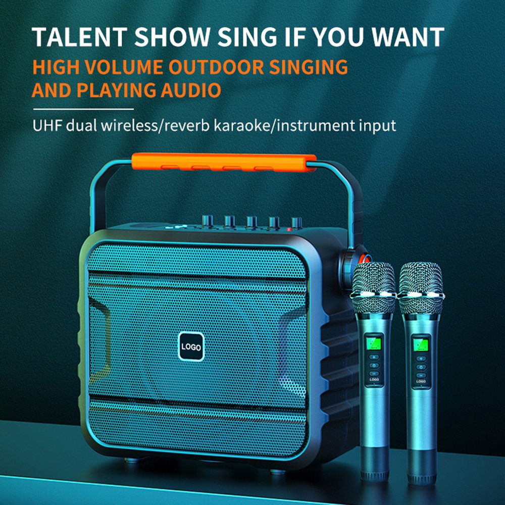 Custom Bluetooth Speaker 120 Watt Rechargeable Musical Instrument Sound Equipment Support Recording Monitor Live Broadcast