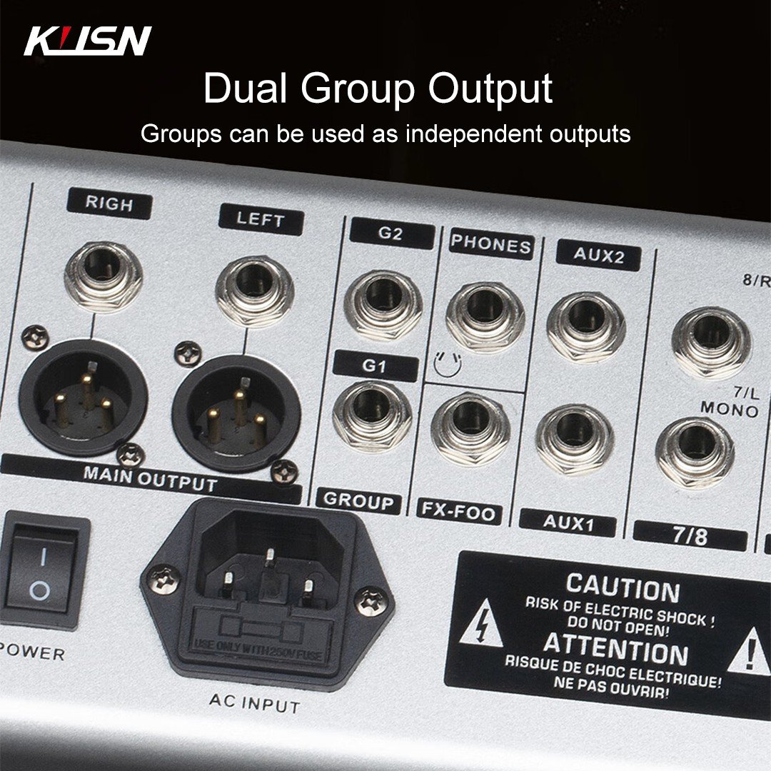 8 Channel 99 DSP Digital Mixer Professional Audio Mixing Console Mini Sound Mixer Soundcraft Console with Bluetooth MP3 USB