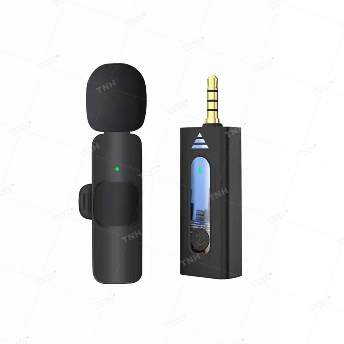 K35 Mini Clip Lavalier Collar Lapel Wireless Mic Microphone with 3.5mm Jack for Mobile Phone Camera Vlogging Live Stream