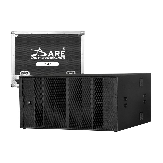 Professional Dual 21-inch Dual Subwoofer Speakers with Neodymium Magnet Stage Sound Equipment for Nightclubs Sound System