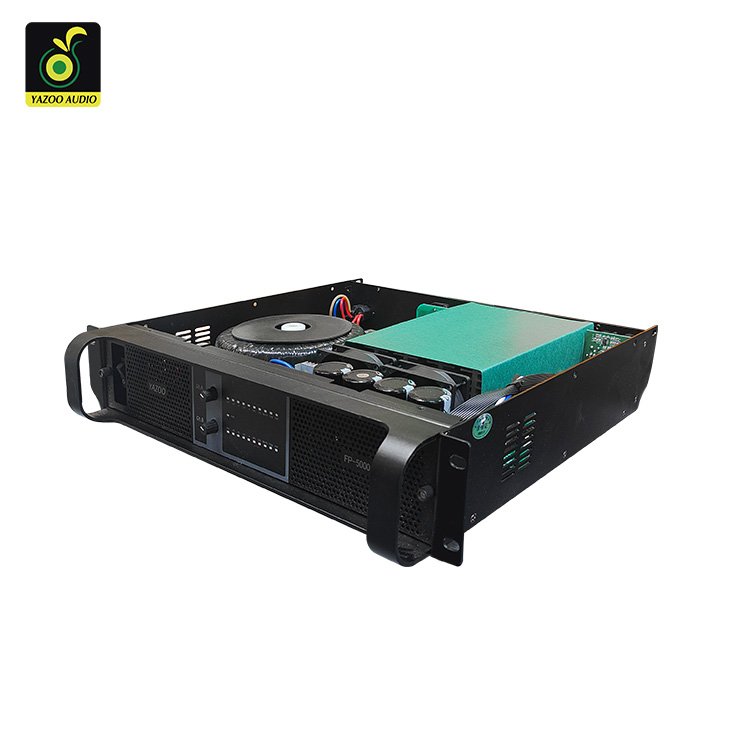 FP5000 Professional Audio Amplifier 2 x 1000W 2 Channels for Meeting Bar KTV Disco DJ Events Big Power Metal Shell