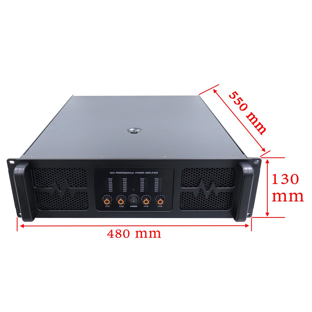 Factory Customization 1500watt Per Channels 4ch High Power Amplifier For Stage Performance