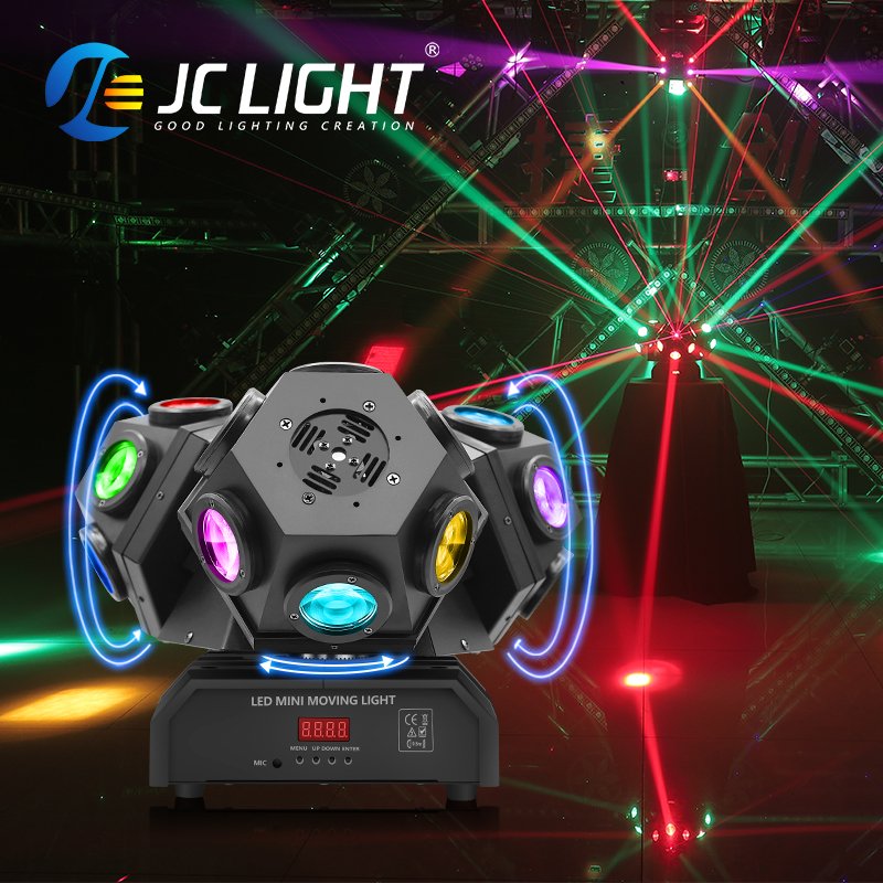 Led 18*10W Rgbw 4In1 Three Heads Beam Laser Dj Moving Head Light Red And Green Dj Laser Lights For Night Club