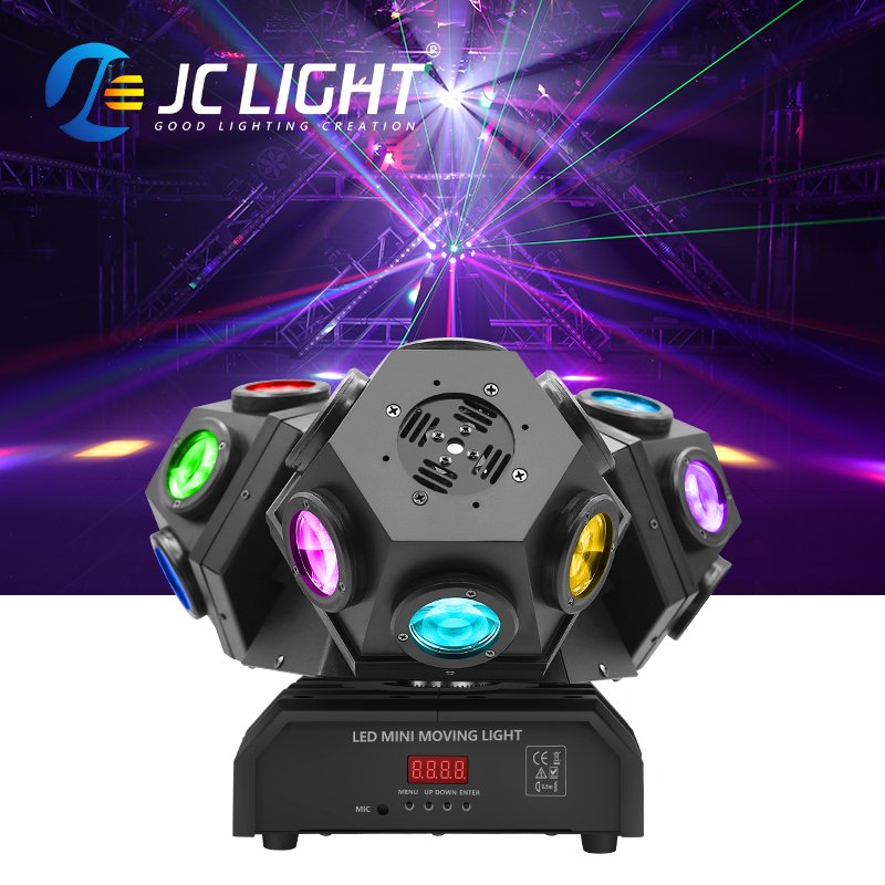 Led 18*10W Rgbw 4In1 Three Heads Beam Laser Dj Moving Head Light Red And Green Dj Laser Lights For Night Club