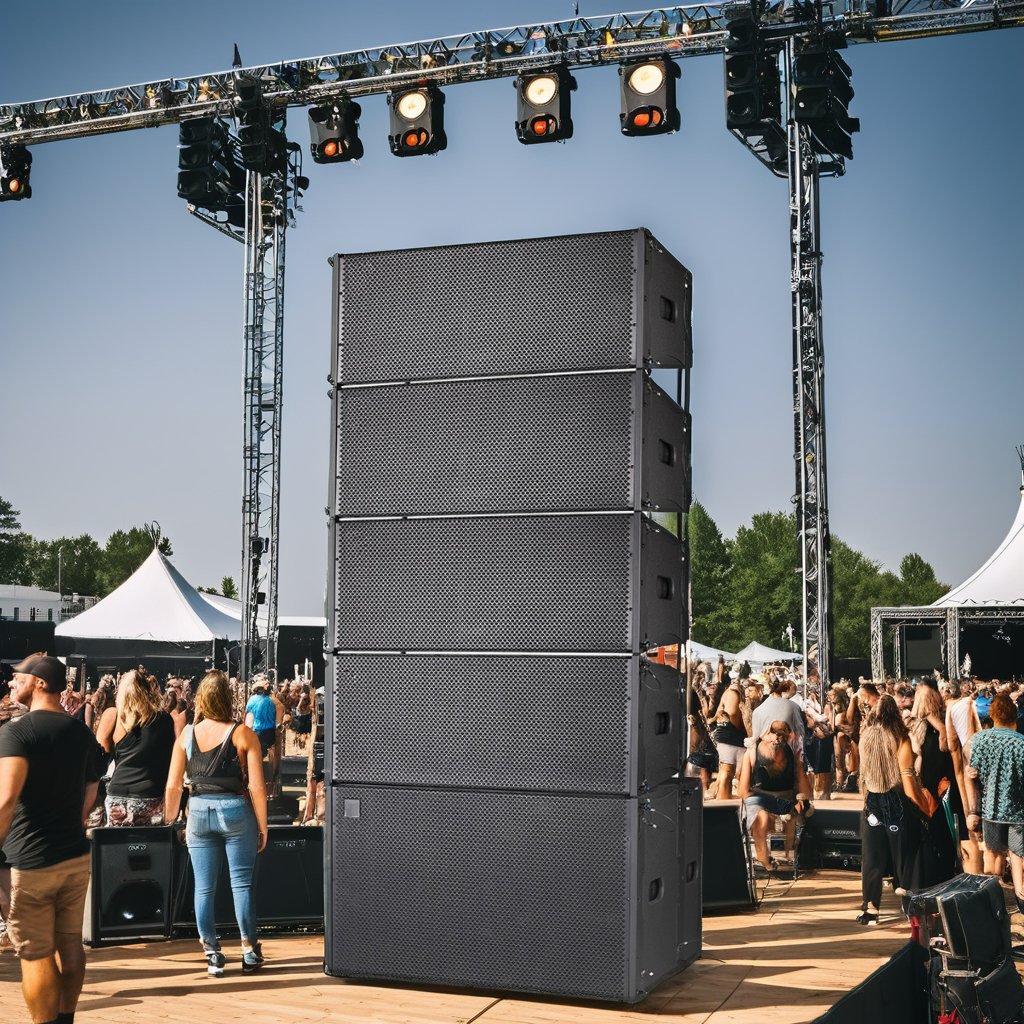 LA215 Professional Dual 15 inch line array speakers system 1200W-4800W two-way line array speakers for night club music speaker