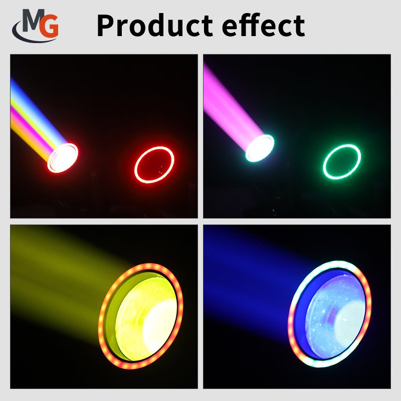 CE RoHS Certification DJ Disco lyre Beam 230W 7R Mini Sharpy Lights Spot Moving Head Stage Beam Lights With LED Light Strip