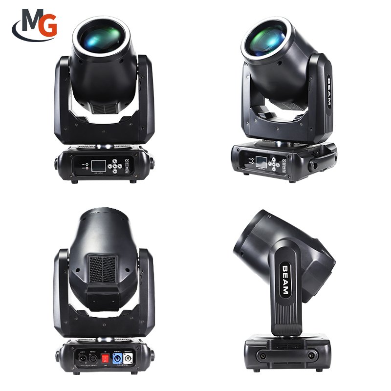 CE RoHS Certification DJ Disco lyre Beam 230W 7R Mini Sharpy Lights Spot Moving Head Stage Beam Lights With LED Light Strip