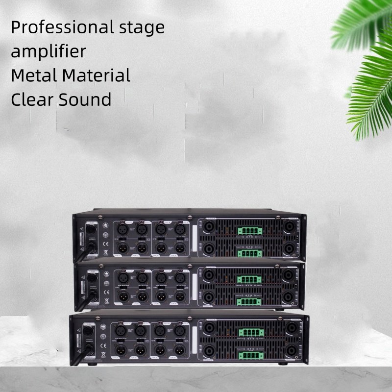 Outdoor Concert High Power Professional Four Channel 4*2650W Stage Amplifiers Speaker Power Amplifiers Module Audio DJ Amplifier