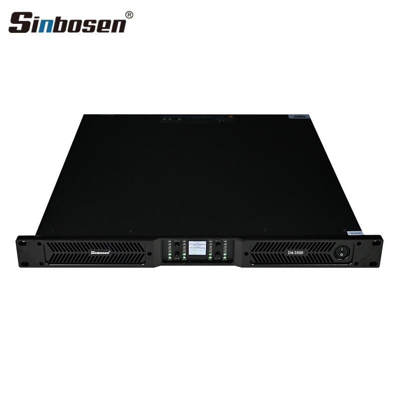 Professional Gan Class D D4-3500 Temperature Led Display Sound System Digital Amplifier