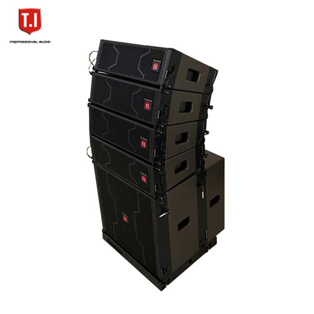 T.I Pro Audio Professional Passive Concert Event Sound Equipment Dual 5 Inch Line Array Musical Speakers