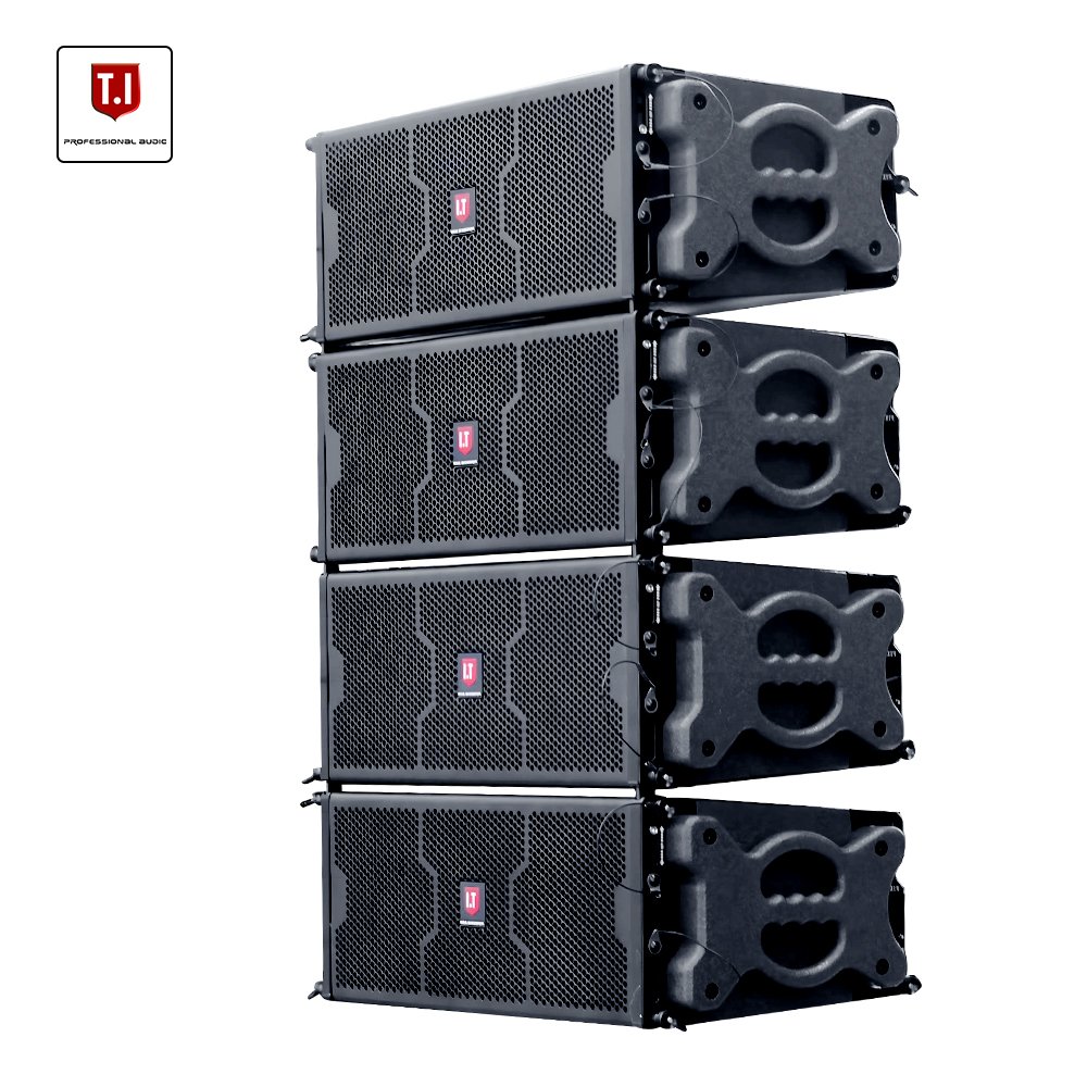 T.I Pro Audio Professional Passive Concert Event Sound Equipment Dual 5 Inch Line Array Musical Speakers