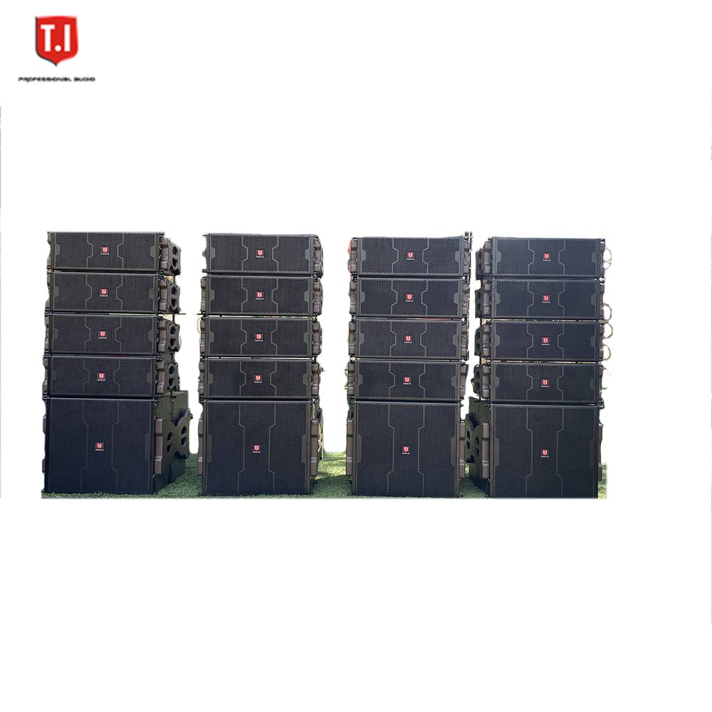 T.I Pro Audio Professional Passive Concert Event Sound Equipment Dual 5 Inch Line Array Musical Speakers