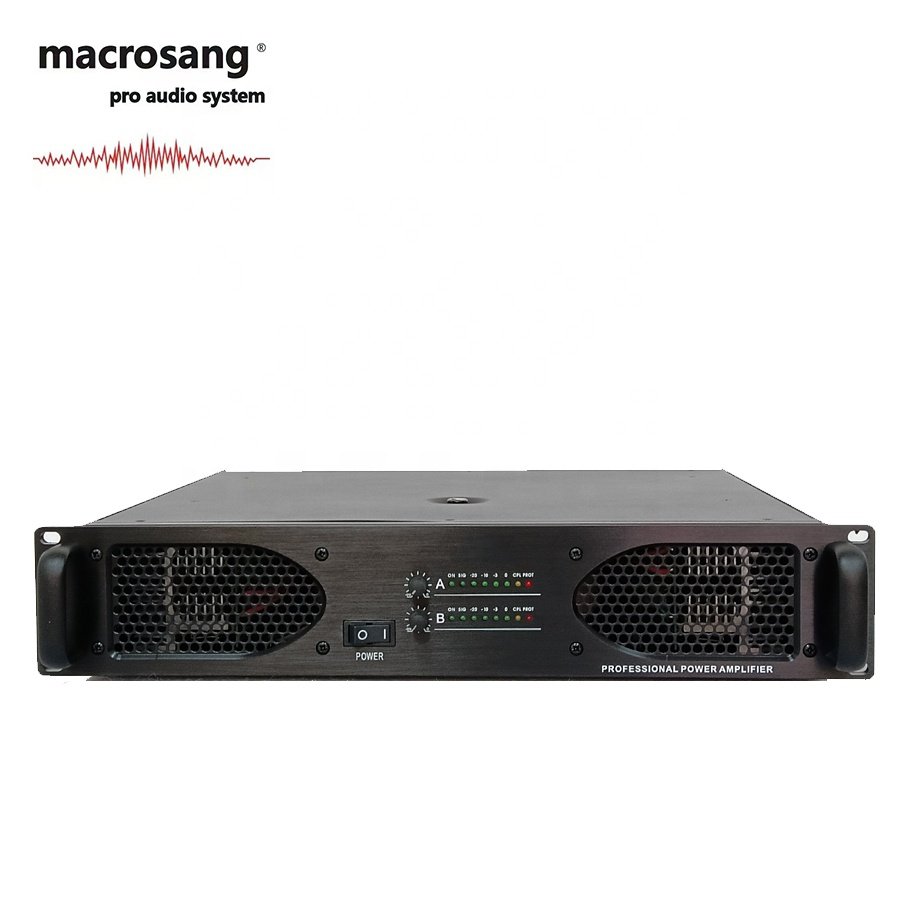 2-channel 800w professional power amplifier stage amplifier class AB audio power amplifier