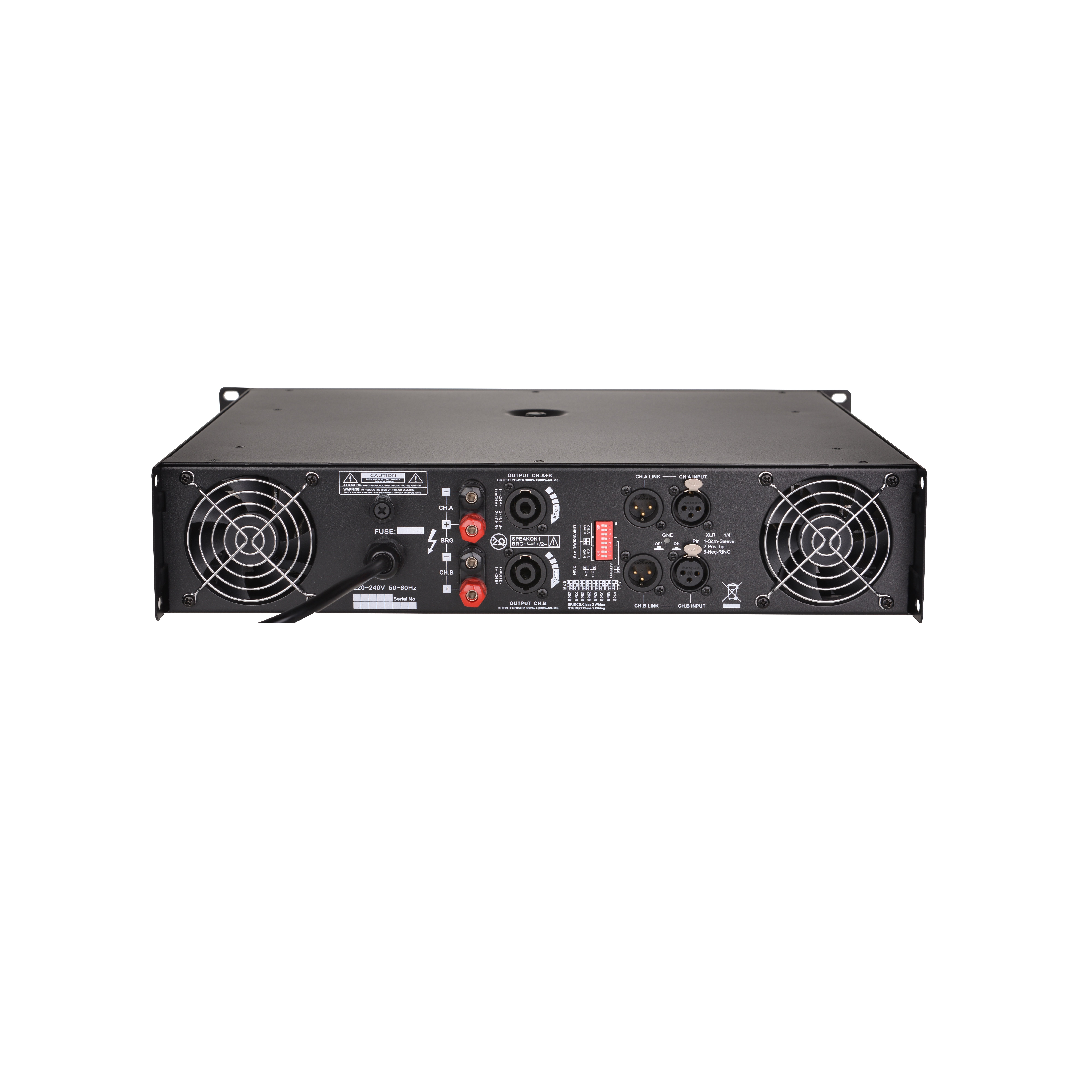 2-channel 800w professional power amplifier stage amplifier class AB audio power amplifier