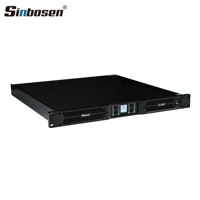 Class D D4-1300 With Temperature Display Audio Equipment Commercial Amplifier Made In China Power Amplifier
