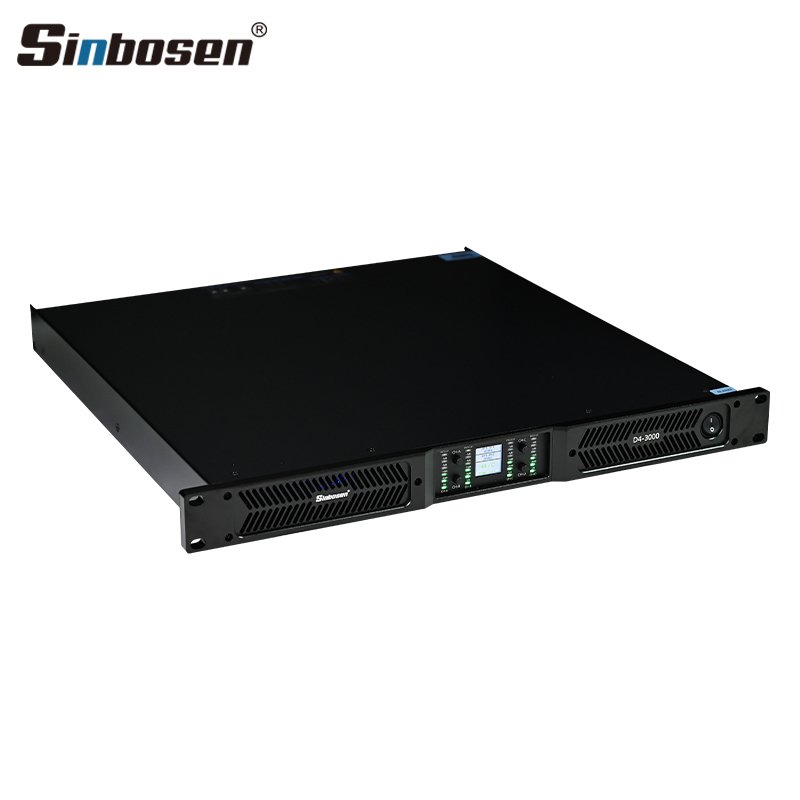 Class D D4-1300 With Temperature Display Audio Equipment Commercial Amplifier Made In China Power Amplifier