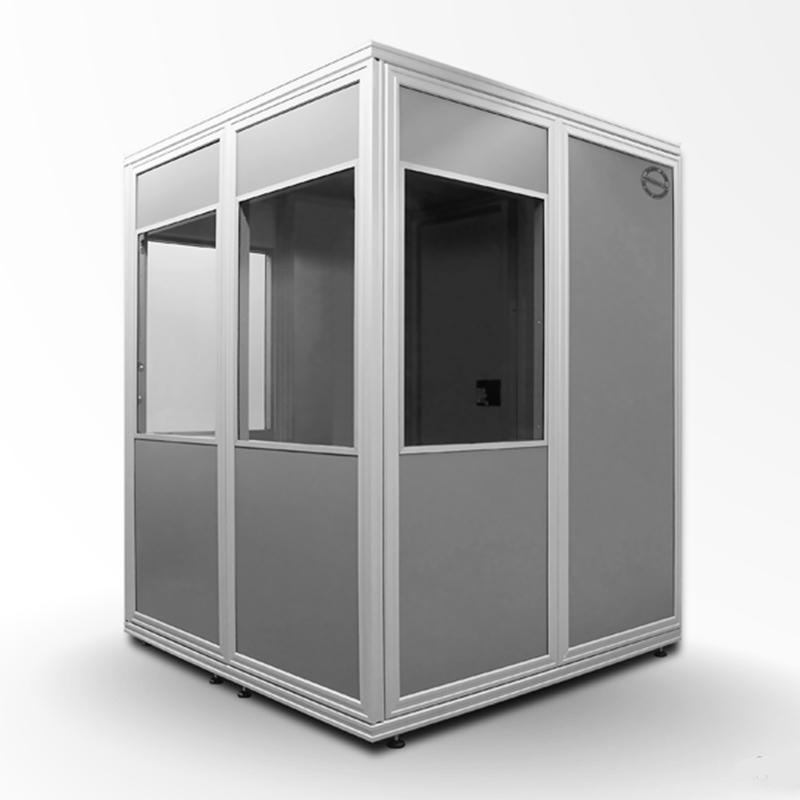 Exhibition trade show event tabletop translation movetabvle foldable Detachable portable 2 person people translation booth