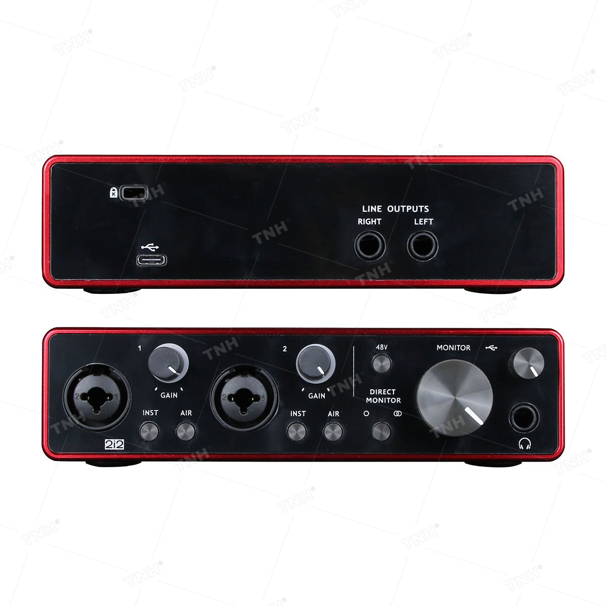Hot selling Recording Studio Audio Interface Professional Music Studio Equipment 2 i 2 USB Sound Card Audio Mixer