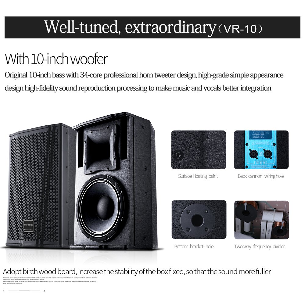 KTV speaker set high-end K room home commercial Karaoke speaker equipment