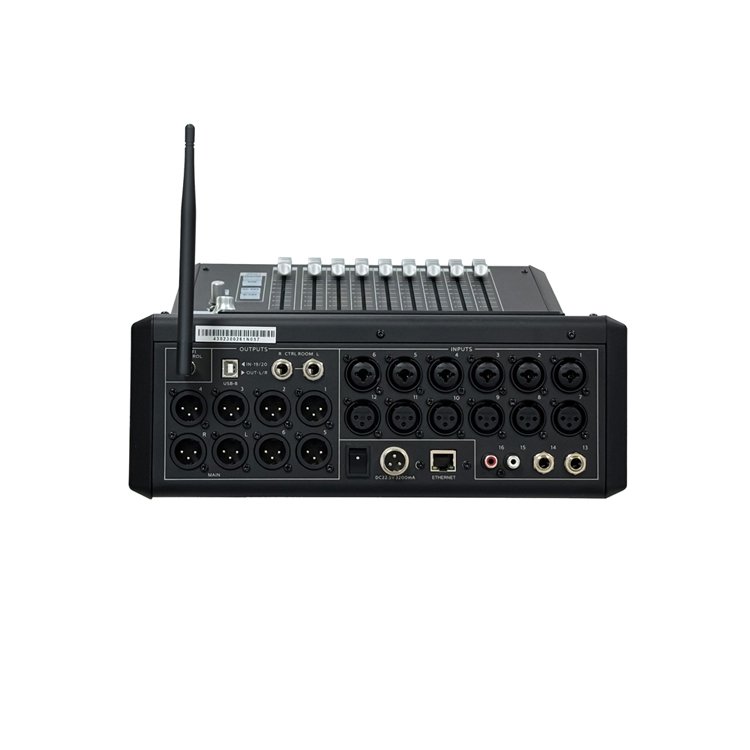 Thinuna MX-D20-WIFI 9" Touch Screen 20 Channel Professional Audio Video Lighting USB Recorder WiFi Control Digital Mixer