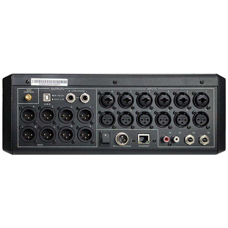 Thinuna MX-D20-WIFI 9" Touch Screen 20 Channel Professional Audio Video Lighting USB Recorder WiFi Control Digital Mixer