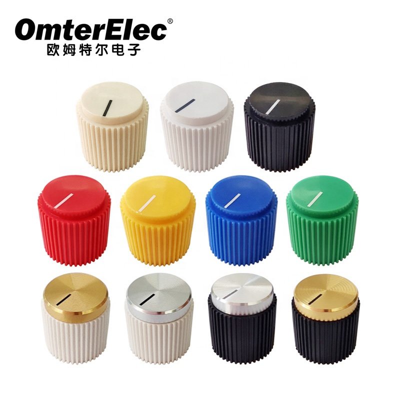 2002(18x17) plastic rotary volume knob brutalist knob