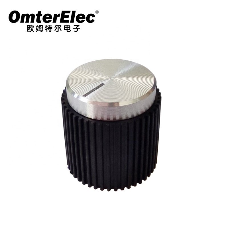 2002(18x17) plastic rotary volume knob brutalist knob