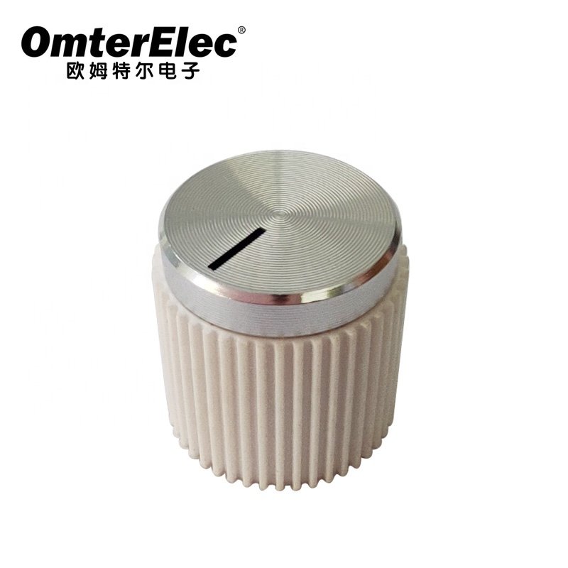 2002(18x17) plastic rotary volume knob brutalist knob