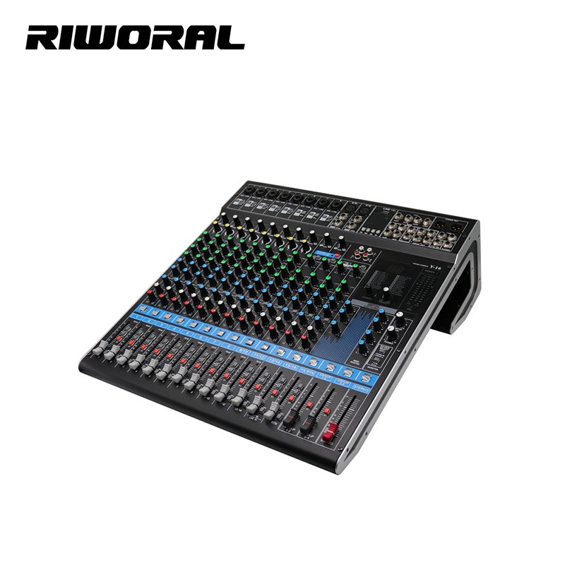 Y-16 16 channels audio sound power mixer mixing console with usb audio mixing console audio mixer