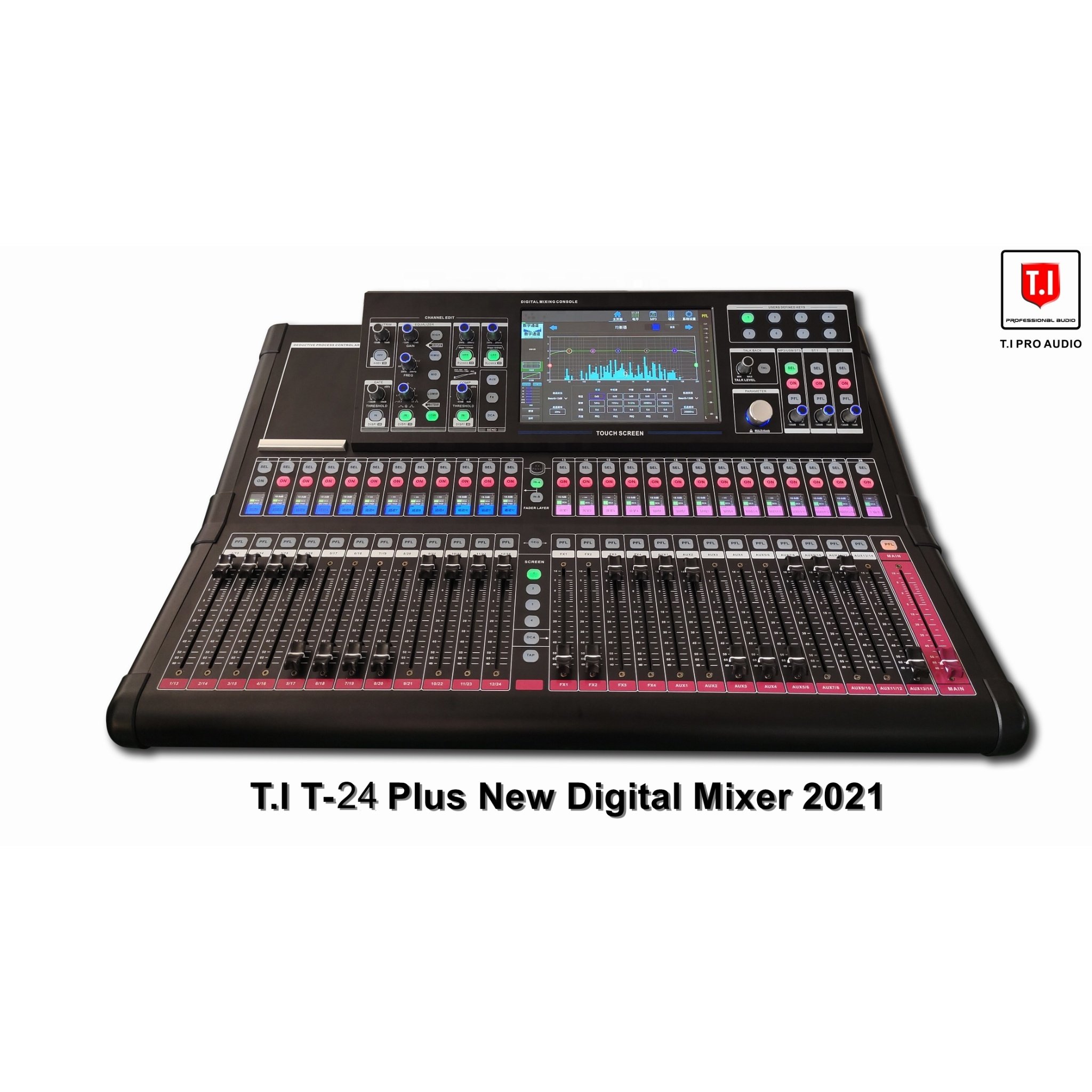 Wholesale 24 channel digital mixer Audio dj controller sound console stage equipment system