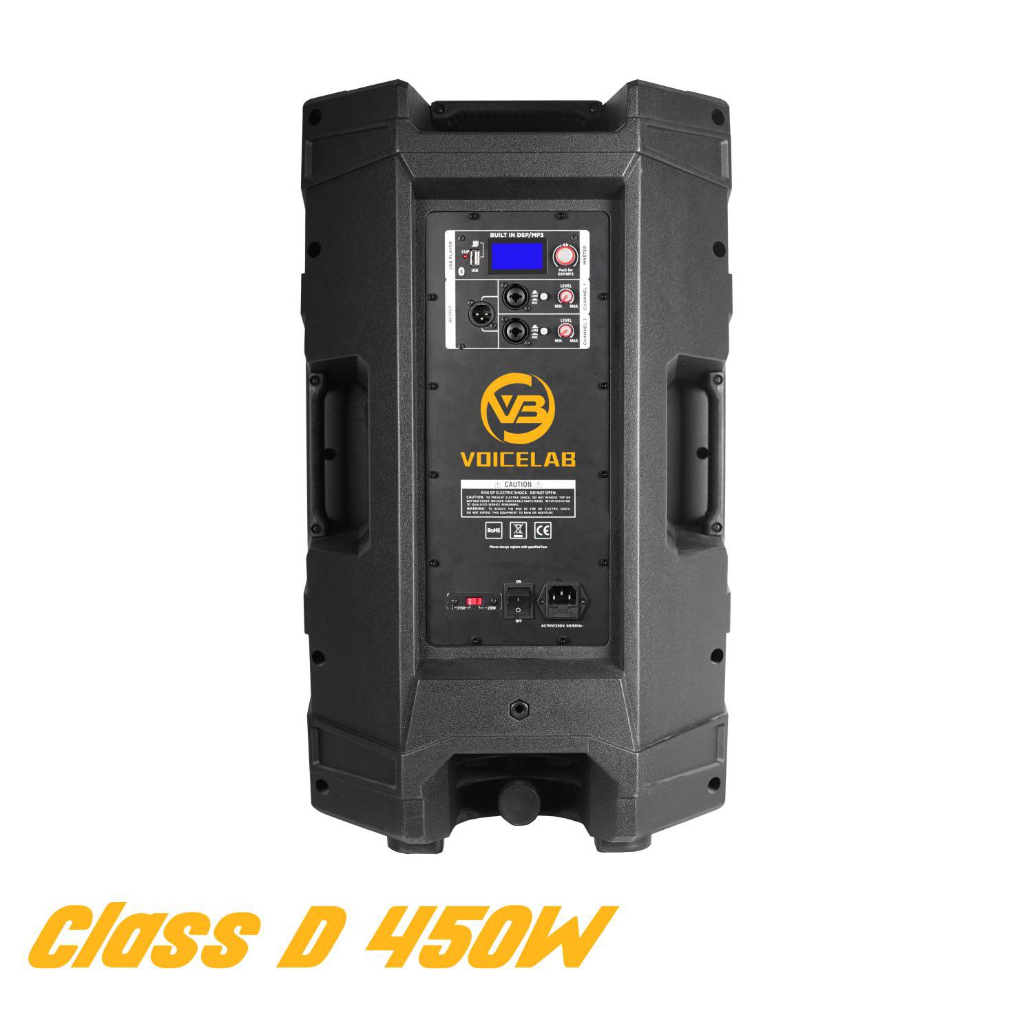 Chinese factory 15 Inch Powered Speakers Active Digital Power Amplifier System professional audio