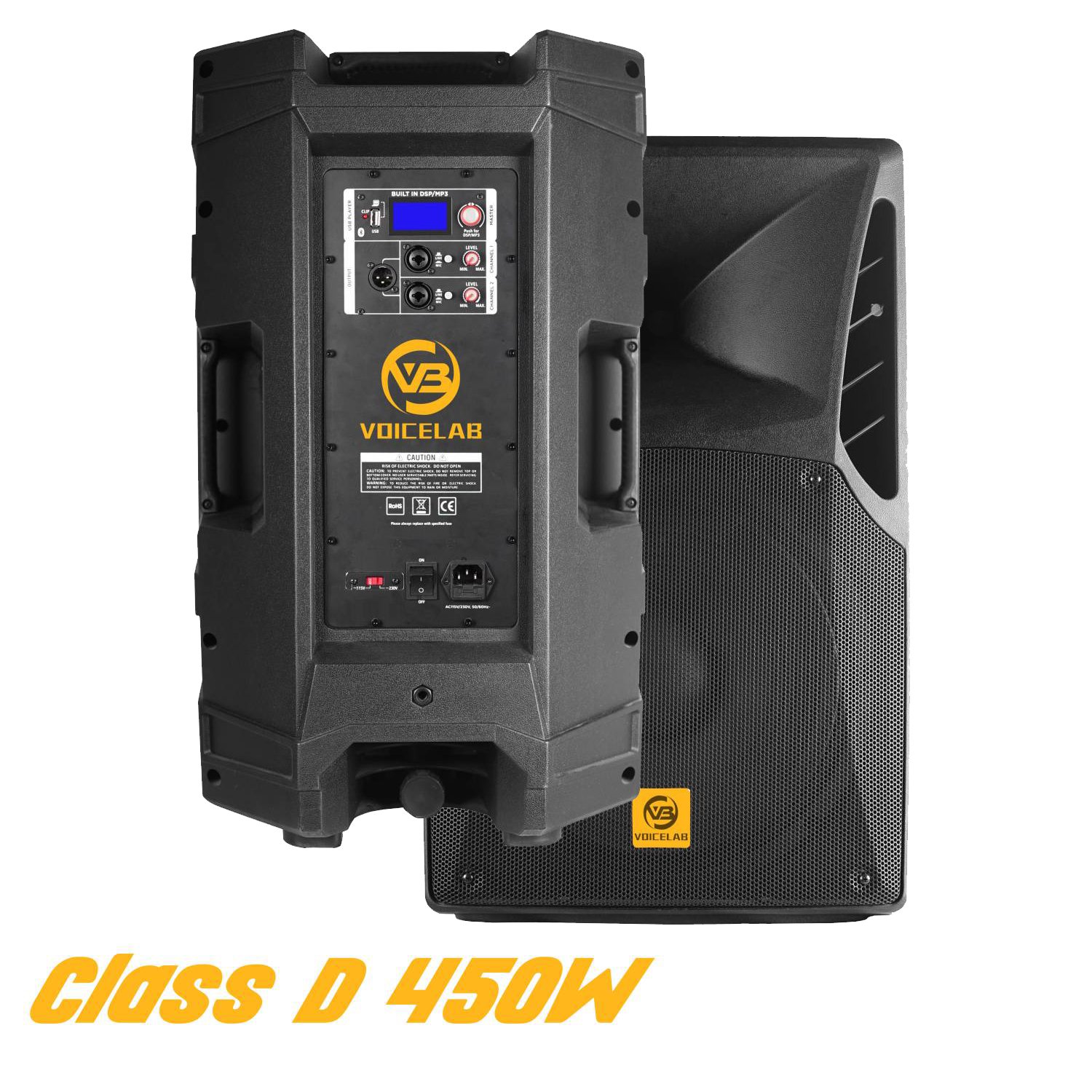 Chinese factory 15 Inch Powered Speakers Active Digital Power Amplifier System professional audio