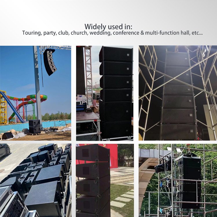 LV502 Active line array speaker sound system for church high-power wedding performance large professional stage audio set