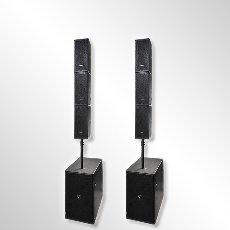 LV502 Active line array speaker sound system for church high-power wedding performance large professional stage audio set