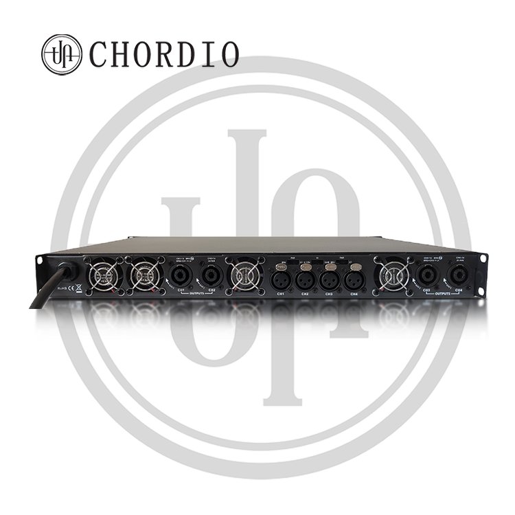 Chordio dj power professional line array sound system H4-1500 Four-channel professional digital pure post-stage power amplifier