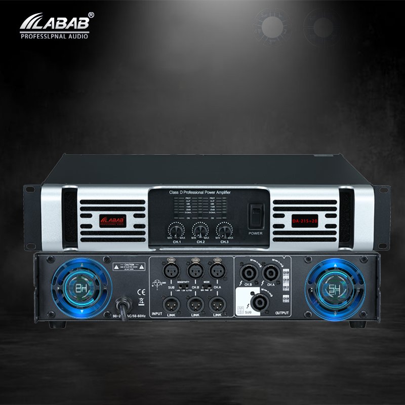 Class D 2 Channel Professional Amplifier Module Board Power Amp For Full Frequency Speakers