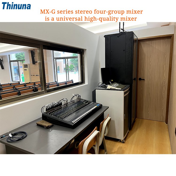 Thinuna MX-G12 Professional Audio Mixer 12 Channel Sound Mixing Console 256 Kinds of Digital Effects USB Playback Function