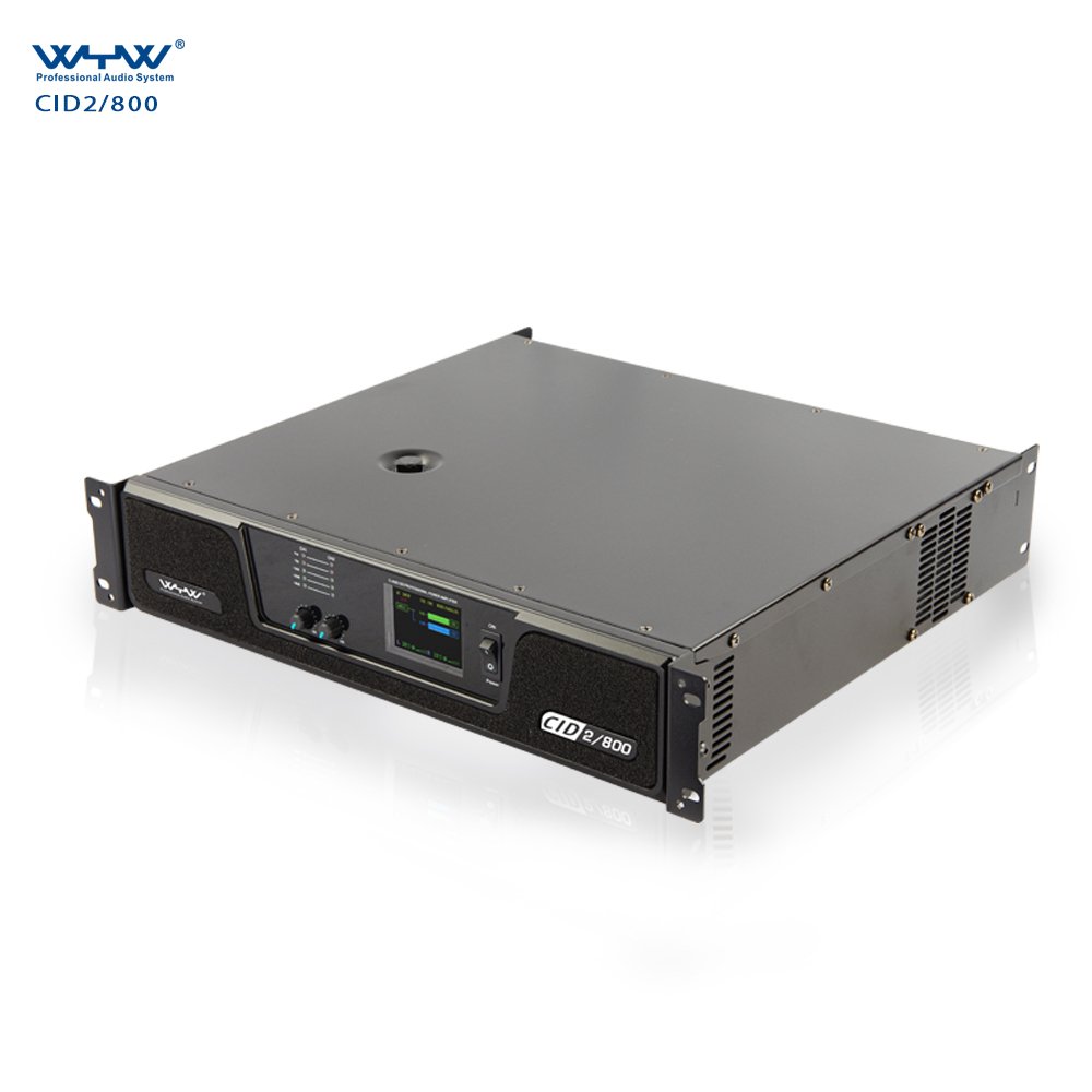 CID2-800 800-watt ClassH Bridge Mode Audio Power Amplifier With LED Display