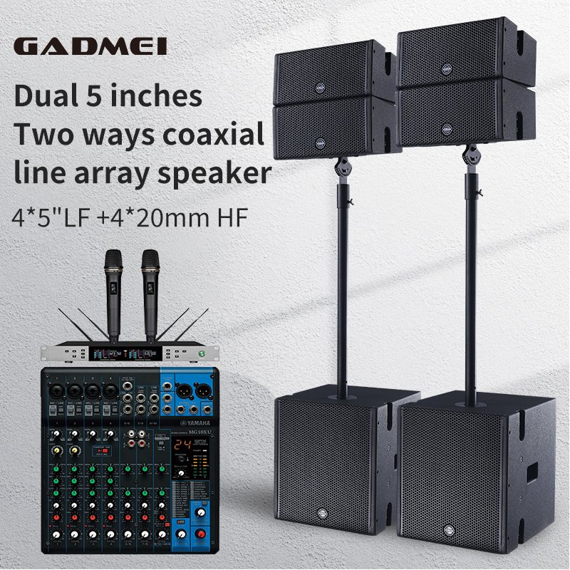 5 inch two way frequency 12 inch speakers 2000 watts bass line array speakers dj speakers audio system sound