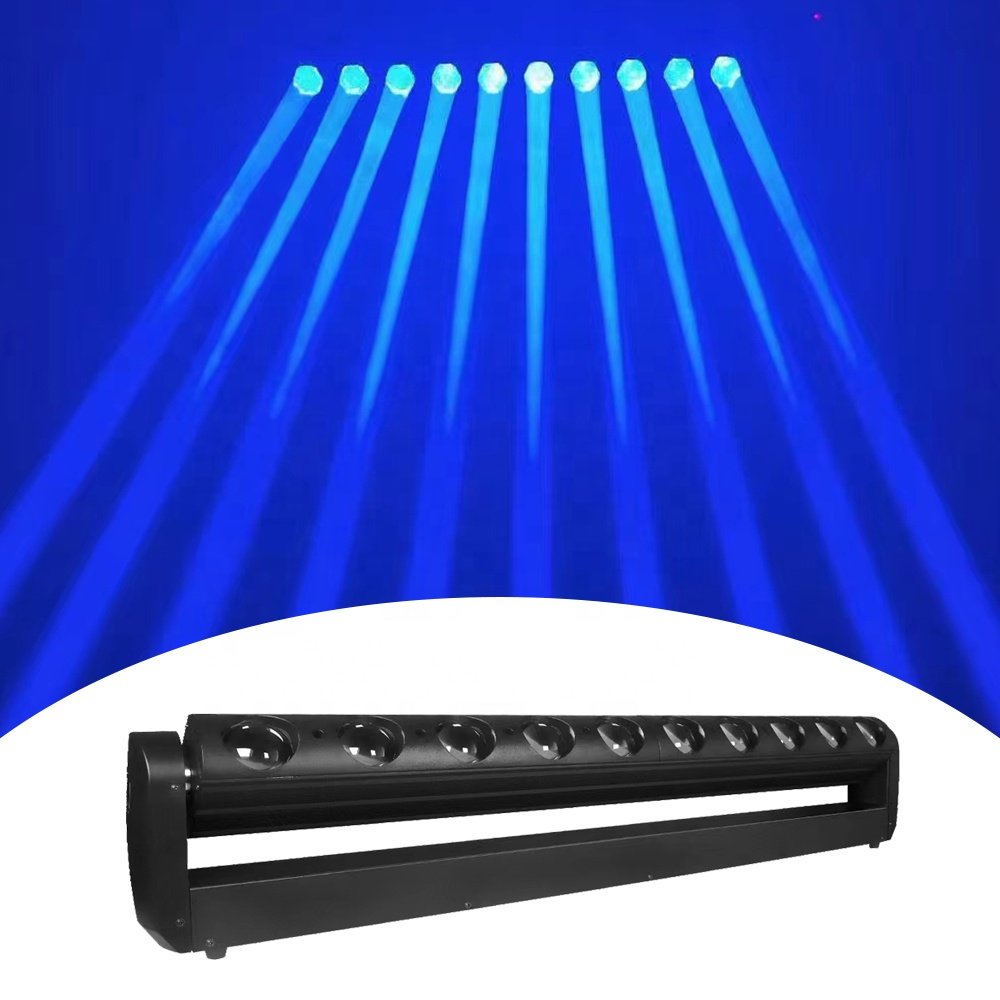 Batten Led Moving Head Light 10X40W RGBW Led Stage Lighting Martix Scan Beam Line DJ Disco Party Club Lamp