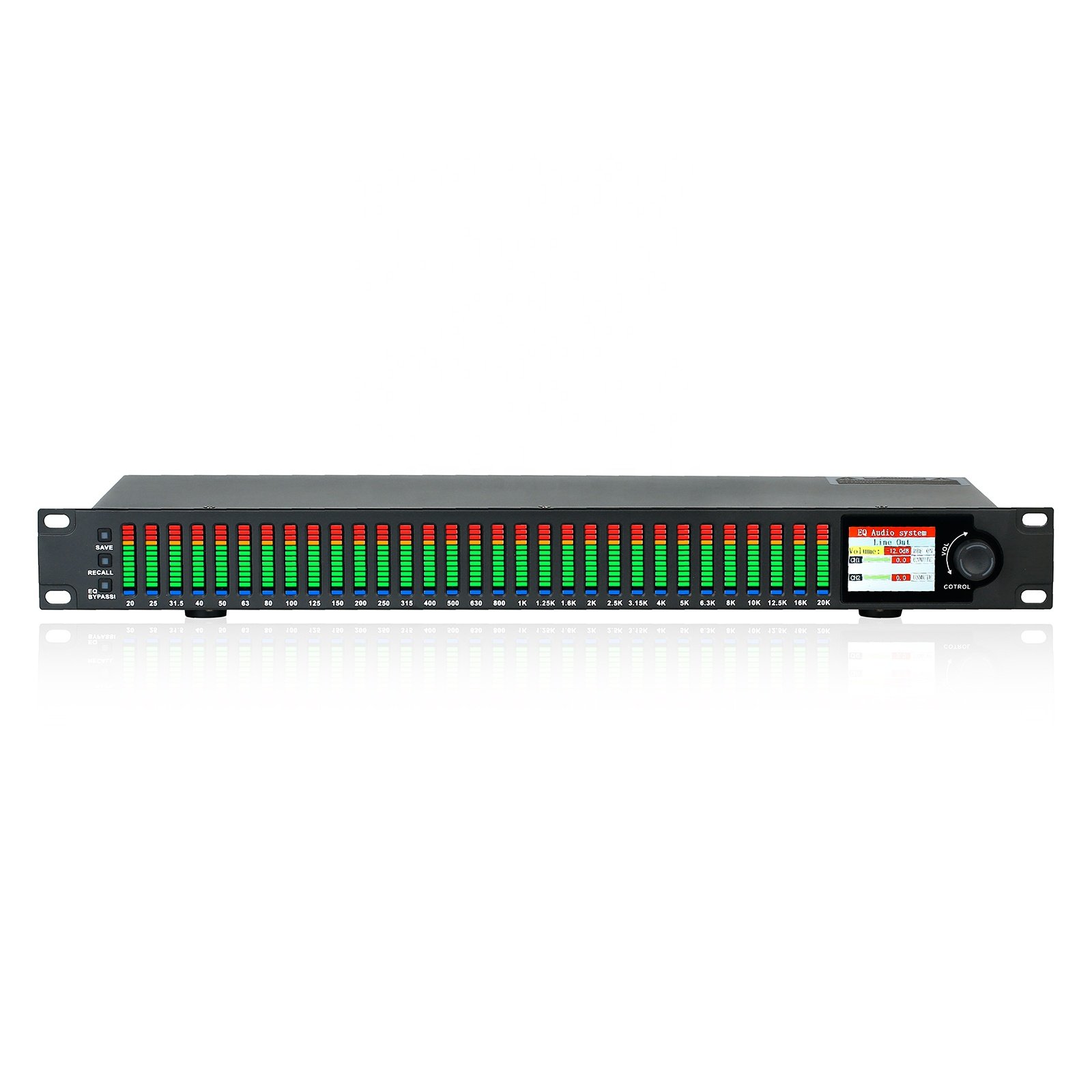 EQ-A31 Professional 31-band DSP Audio Digital Equalizer 1U Multi Effect DSP Audio Processor Sound Equipments