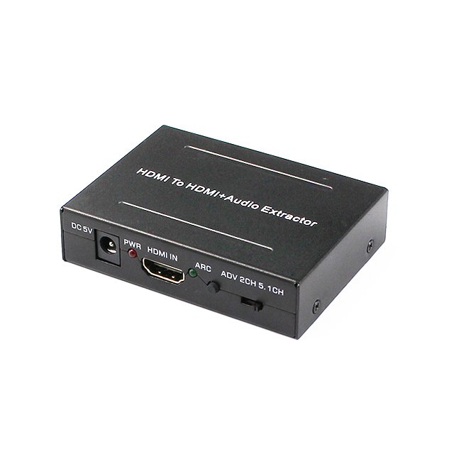hot selling 4k hdmi audio extractor hdmi to HDMI ARC audio extractor 5.1 in Shenzhen factory