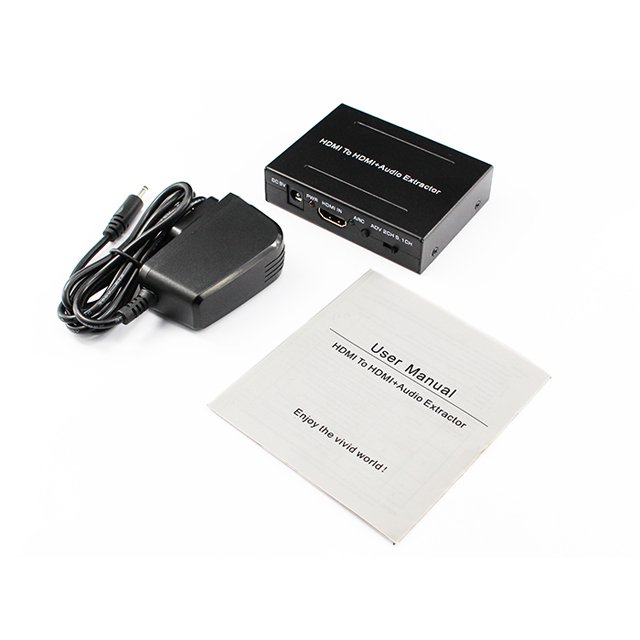 hot selling 4k hdmi audio extractor hdmi to HDMI ARC audio extractor 5.1 in Shenzhen factory