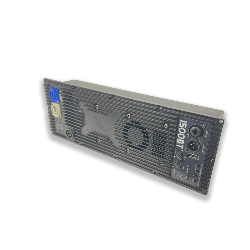 2024 New Release Sound Equipment Class D Active speaker Plate Amplifier Module Real RMS power 1000W+1500W USB Bluetooth