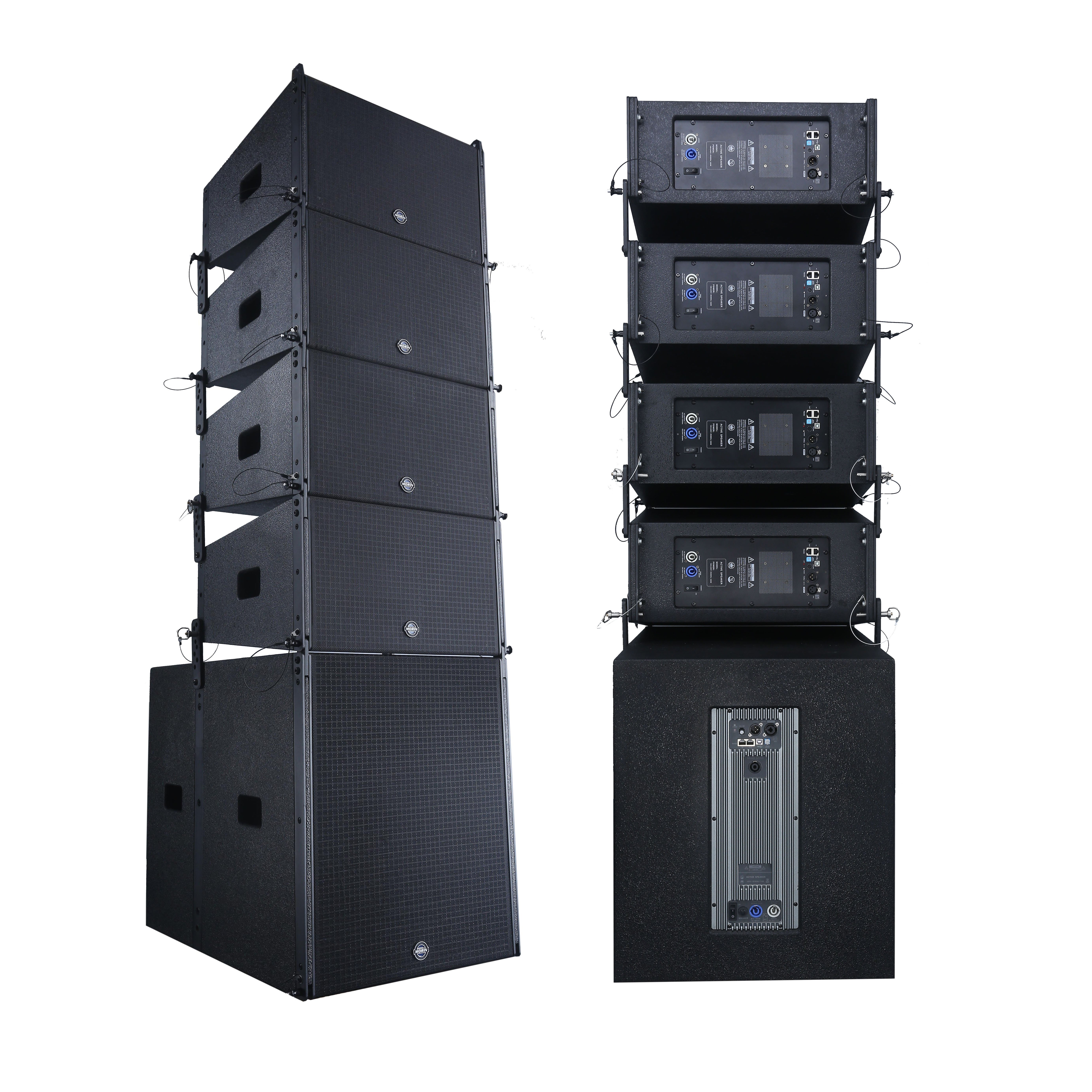 Pro Mini Box Sound System Linear Active Line Array Speakers