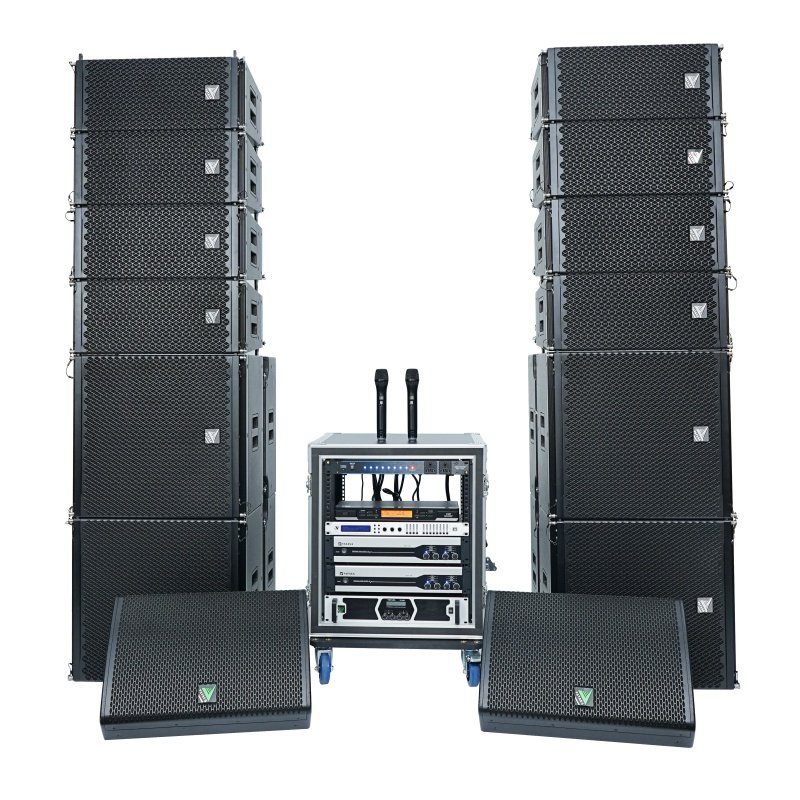 Audio system line array speaker high power active dj sound system 8 nch Active professional audio system