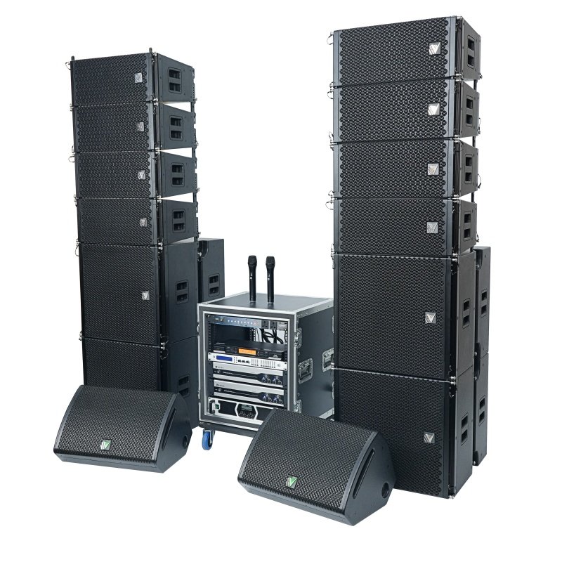 Audio system line array speaker high power active dj sound system 8 nch Active professional audio system
